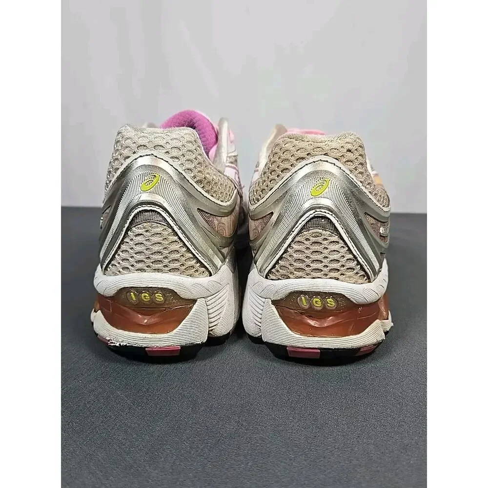 Asics Gel Kayano 16 Womens 9.5 Running Shoes Pink Silver White T050N - Picture 6 of 16